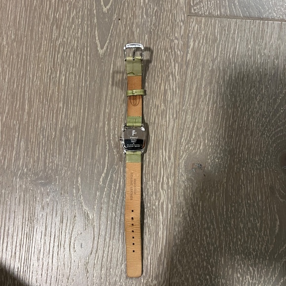 FOSSIL women's watch with green leather strap - Picture 4 of 5